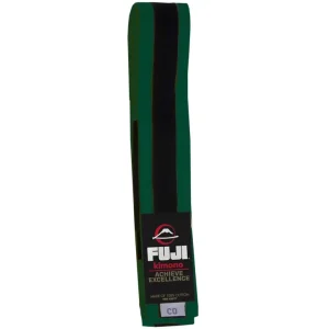 Cinturones BJJ Fuji Niños – Verde-Negro