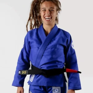 Kimono BJJ (Gi) Kingz Classic 3.0 Women´s- Azul con cinturón blanco incluido