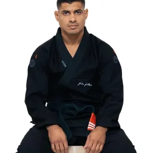 Kimono BJJ (Gi) Tatami Elements Superlite – Negro – CINTURÓN BLANCO INCLUIDO