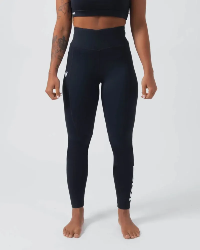 Kingz Kore Women´s Grappling Spats- Negro Descuento