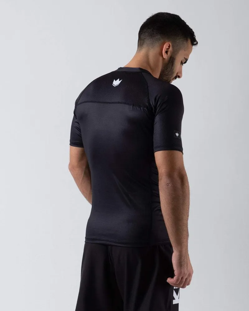 Rashguard Kingz Ranked Performance Short Sleeve – Negro - Imagen 3