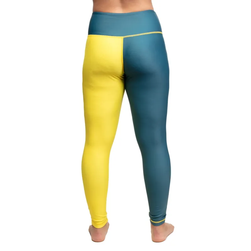 Tatami Ladies Supply Co Navy Grappling Leggings- Azul Marino-Amarillo En línea ahora - Imagen 2